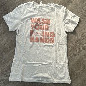 NWOT Francesca’s shirt wash your hands